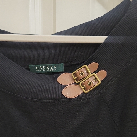 Ralph Lauren Black Long-Sleeve Top Size 3X - Picture 3 of 5